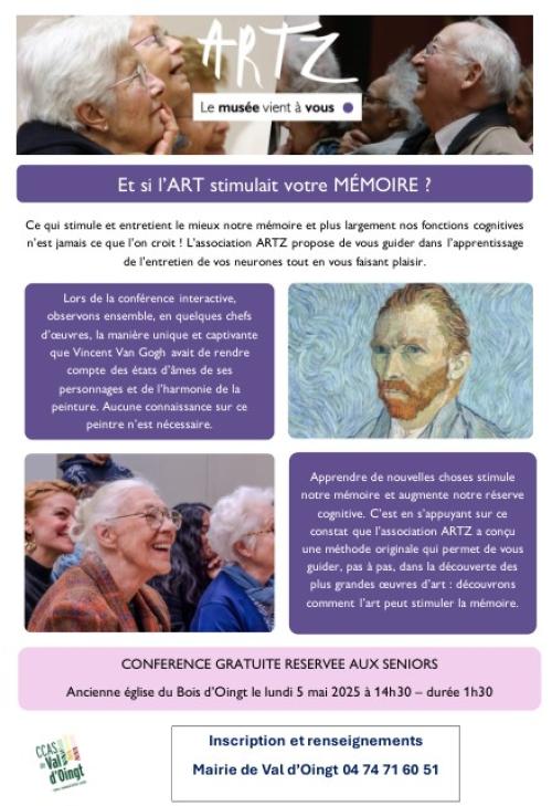 L'art pour stimuler notre mémoire !